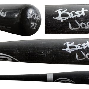 Padres Wally Joyner Signed Game Used Rawlings Big Stick Player Model Bat BAS