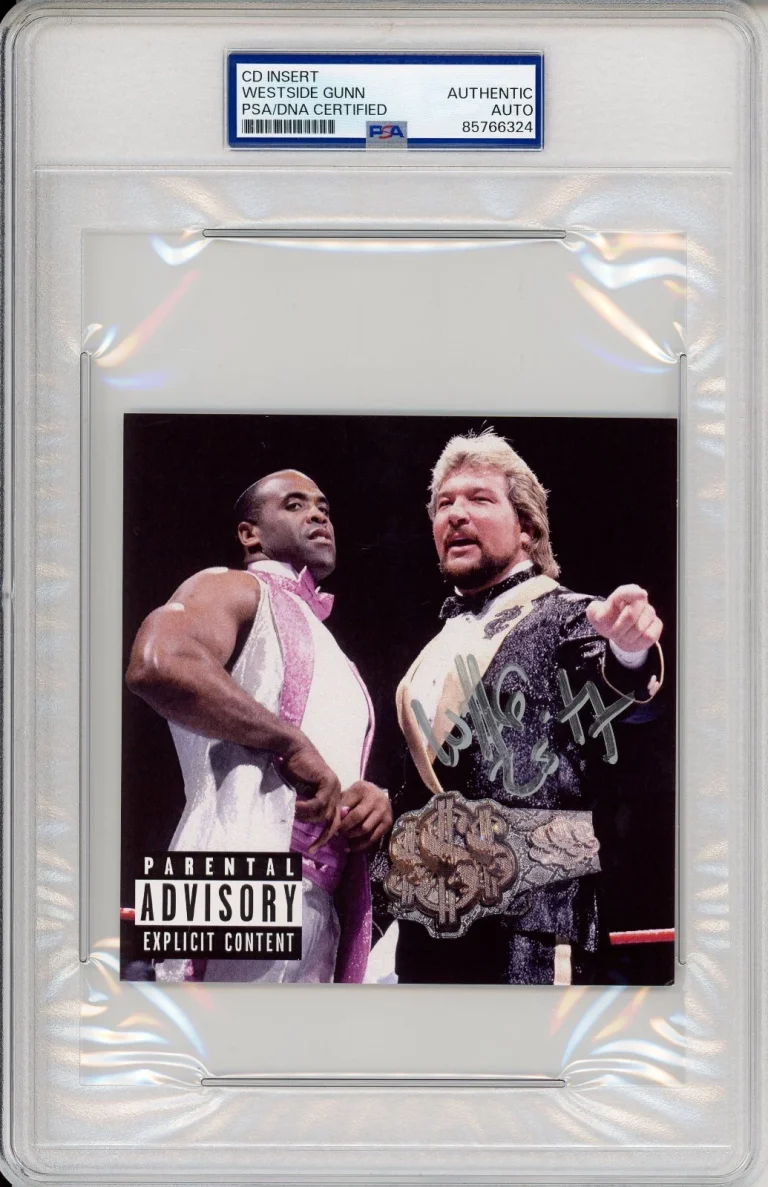 SIGNED Westside Gunn AUTOGRAPH Heels Have Eyes 3 WWE WWF Album Card PSA DNA COA