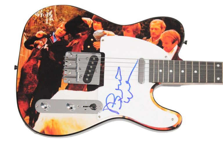 Brian Wilson Beach Boys Signed Autograph Custom One-of-a-Kind Guitar w/ JSA COA
