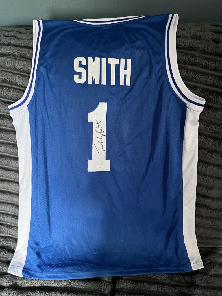 KENTUCKY WILDCATS- TUBBY SMITH SIGNED AUTOGRAPHED JERSEY 1998 NCAA CHAMP JSA COA