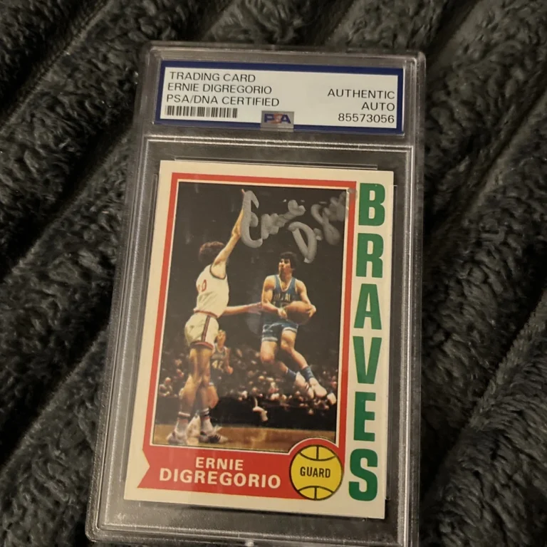 1974 Topps #135 Ernie DiGregorio RC Rookie signed auto PSA/DNA ENCAPSULATED