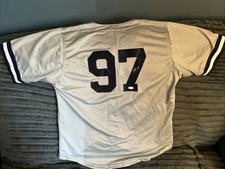 NEW YORK YANKEES-JESUS RODRIGUEZ SIGNED AUTOGRAPHED JERSEY SF GIANTS JSA COA