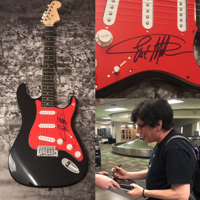GFA Mr. Big Band Singer * ERIC MARTIN * Signed New Electric Guitar PROOF COA