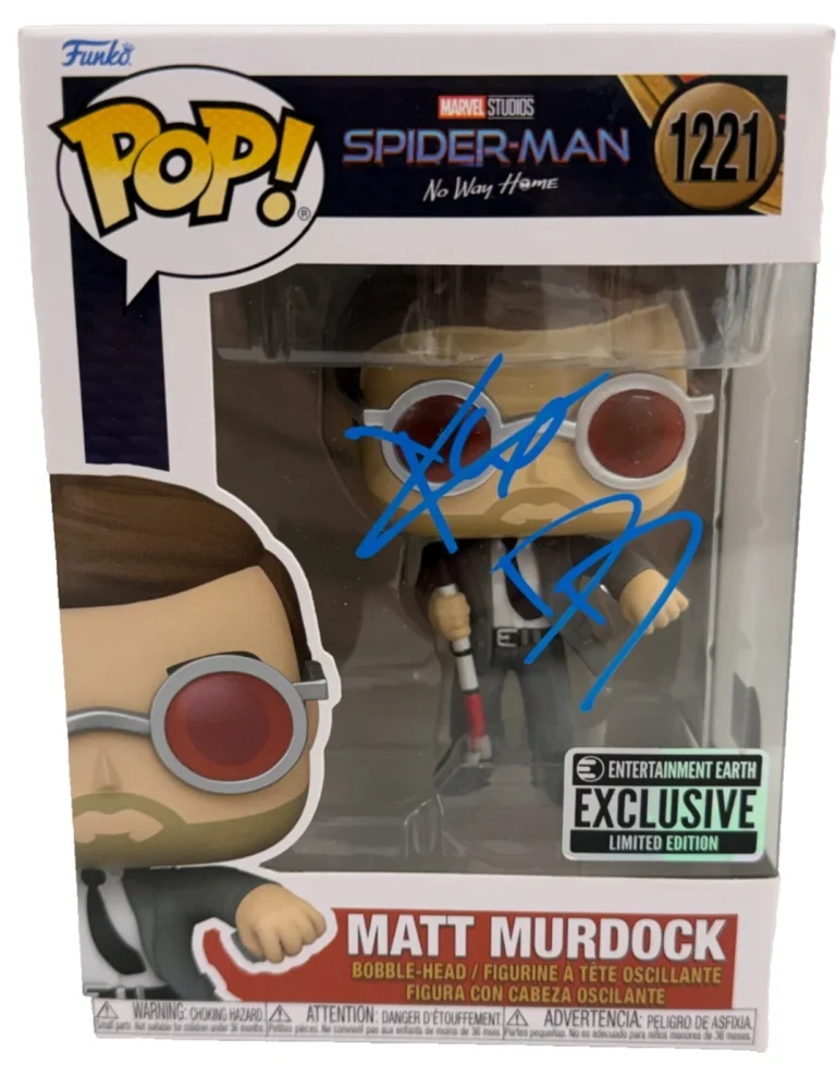 Charlie Cox Signed Matt Murdock Daredevil Funko Spider-Man No Way Home Beckett