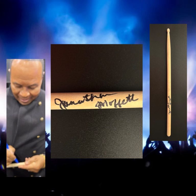 GFA Michael Jackson's Drummer  * JONATHAN MOFFETT *  Signed Drumstick PROOF COA