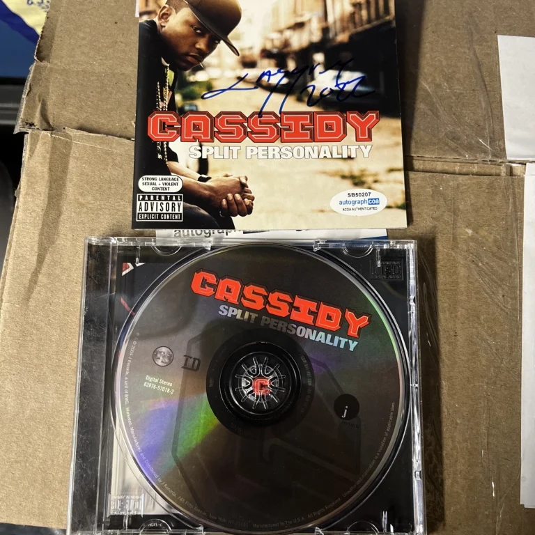 RAPPER CASSIDY BARS SIGNED AUTOGRAPHED CD ACOA CERTIFIED   Split Personality