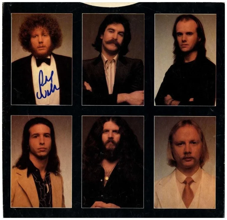 Richard Williams Signed Kansas Album Sleeve Insert