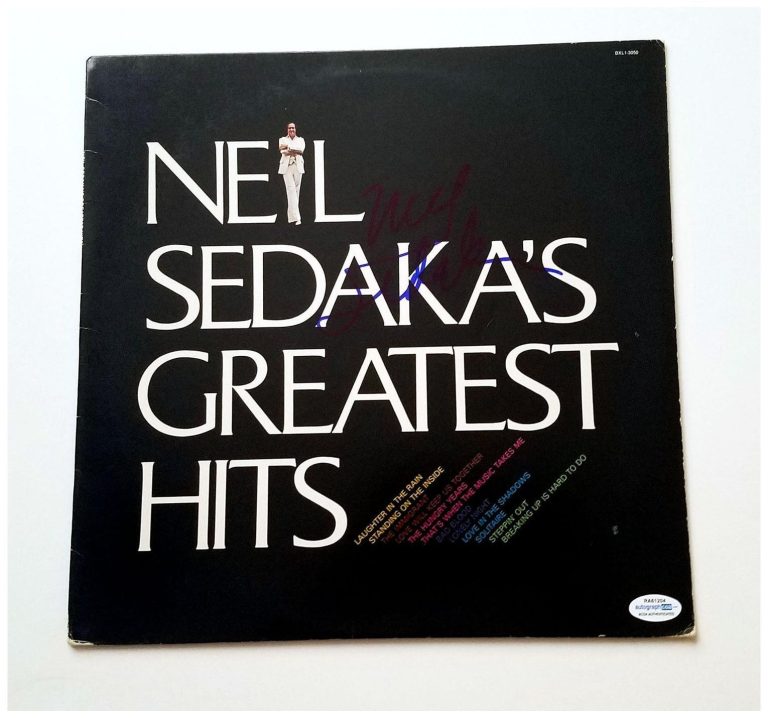 Neil Sedaka Signed Autographed Album LP ACOA