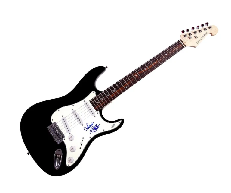 Cheech & Chong Autographed X2 Guitar Cheech Marin Tommmy Chong ACOA