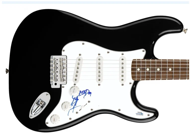 Creed Scott Stapp Signed Autographed Guitar ACOA