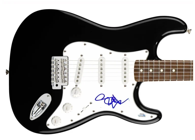 Glenn Hughes Signed Autographed Guitar Deep Purple Black Sabbath ACOA