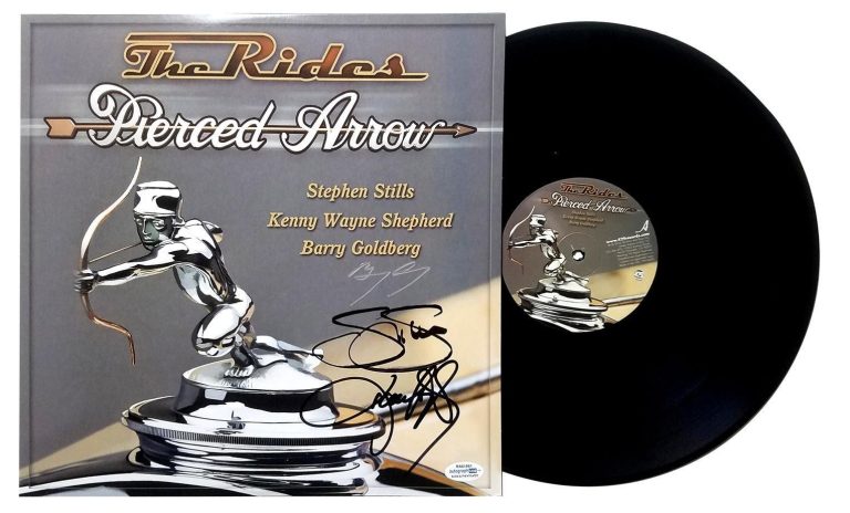 The Rides Stephen Stills Kenny Wayne Shepherd Signed LP ACOA