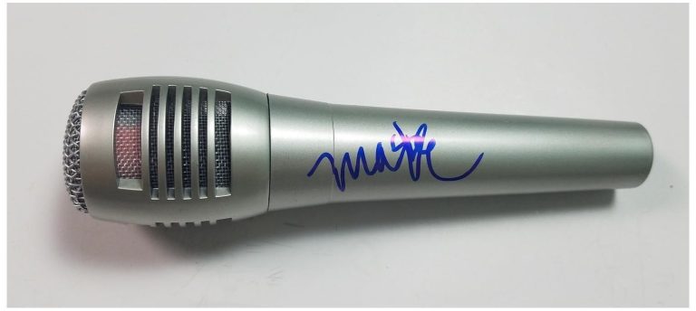 Mase Signed Autographed Microphone Rap P. Diddy Bad Boy Records ACOA