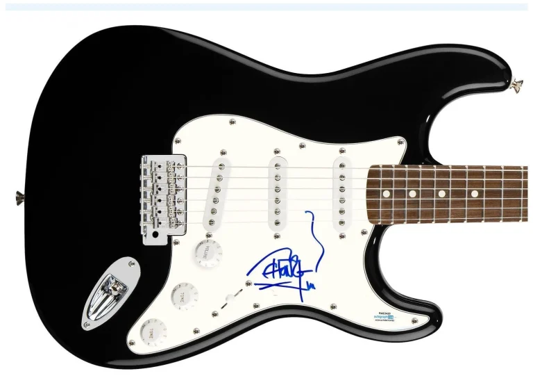 Cheech & Chong Tommy Chong Signed Autographed Guitar ACOA
