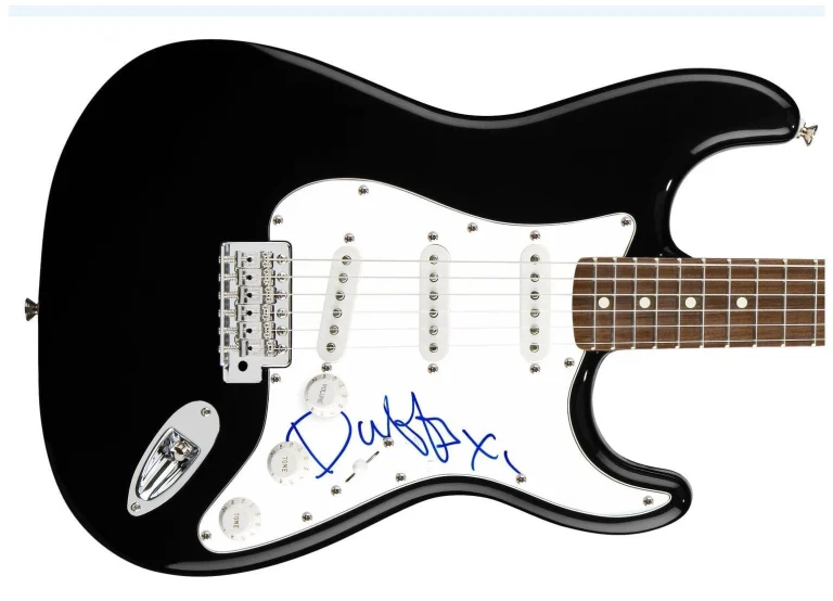Duffy Signed Autographed Guitar