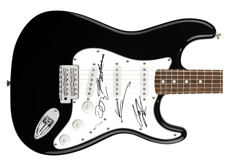 Nile Band Signed Autographed Guitar