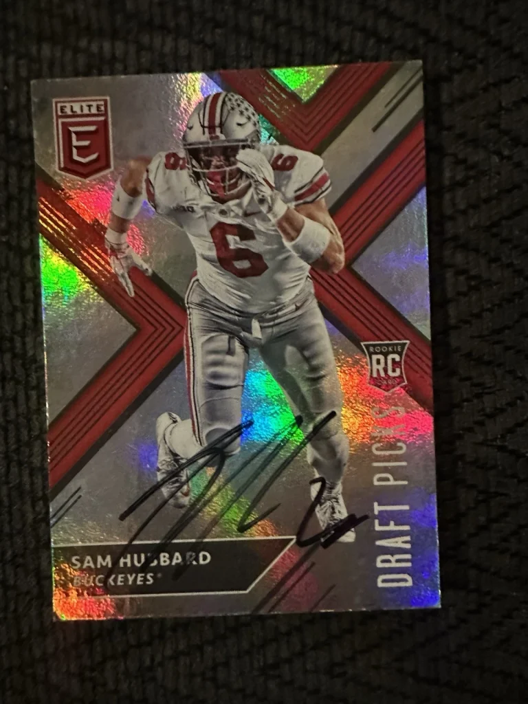 Sam Hubbard Signed Trading Card Autographed Cincinnati Bengals Ohio State