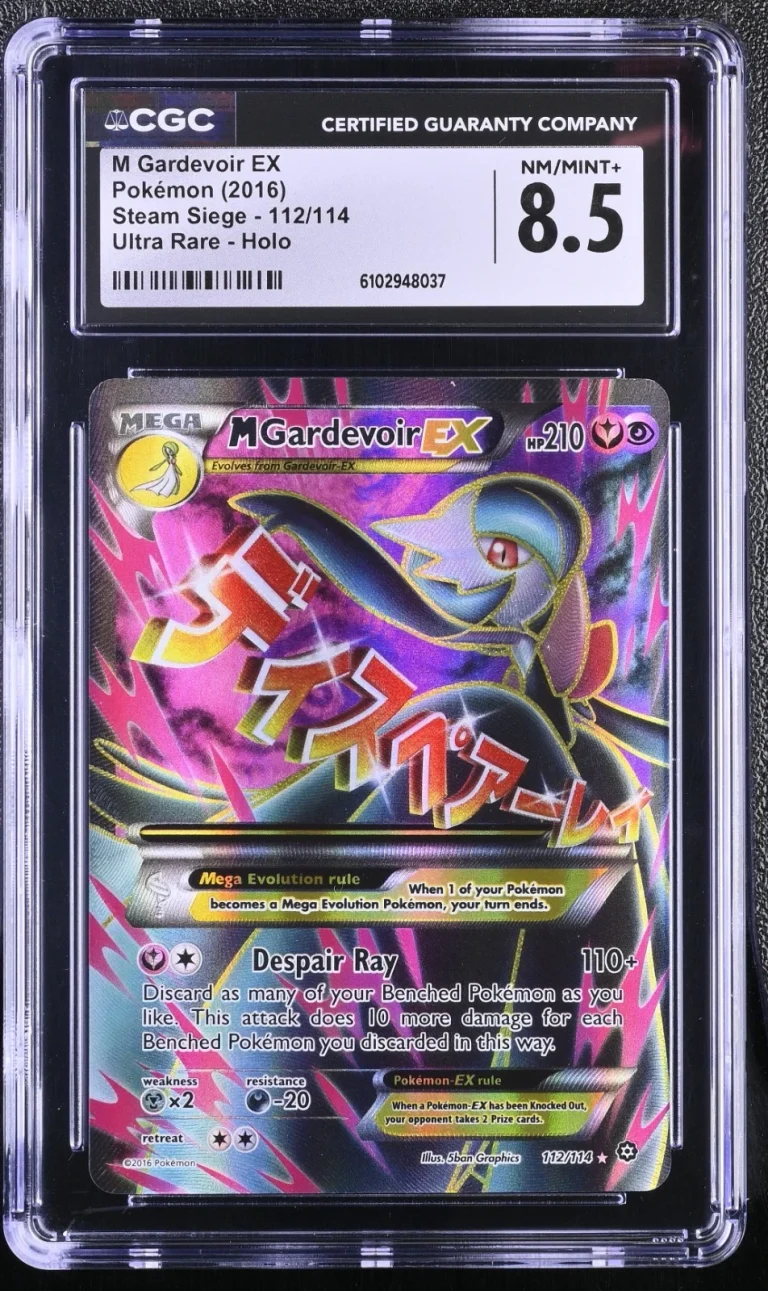 2016 Pokemon XY Steam Siege Full Art M Gardevoir EX #112 CGC 8.5 NM-MT+