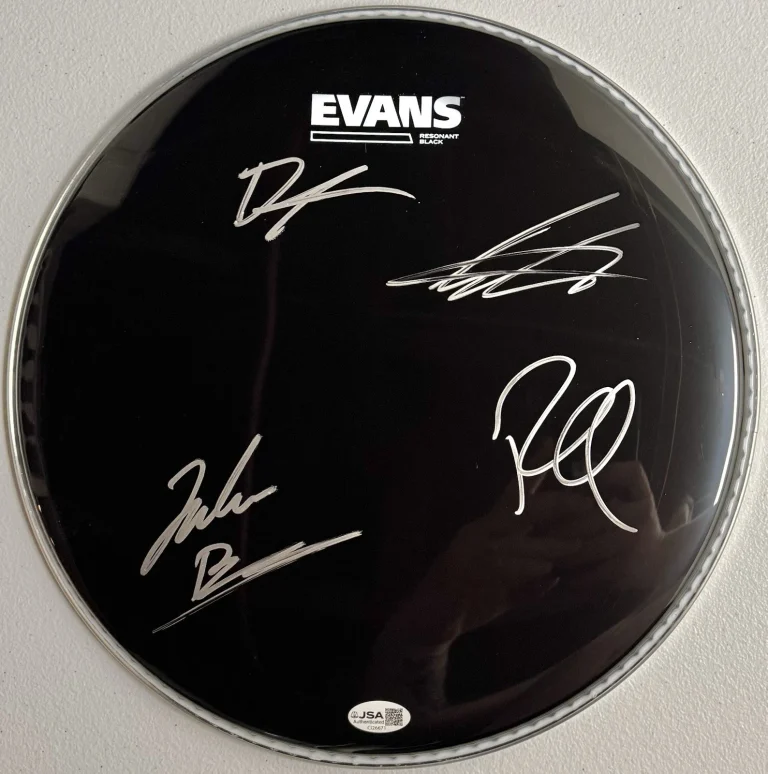 The Home Team Signed 12” Inch Drumhead The Crucible Of Life JSA COA All 4