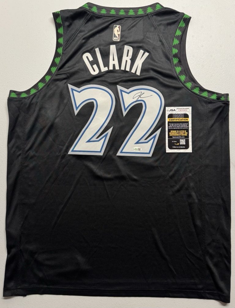 Jaylen Clark Signed Autographed Minnesota Timberwolves Jersey JSA COA