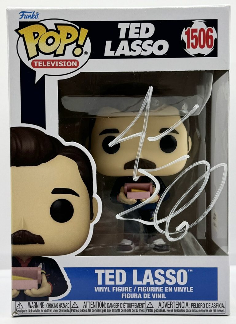 Jason Sudeikis Signed Autographed Ted Lasso Funko Pop PSA/DNA COA