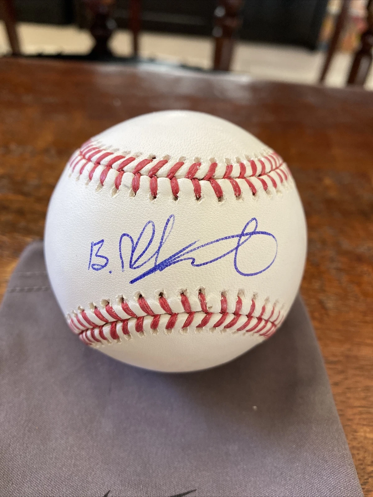 Blake Rutherford Signing Blake Rutherford Signed Official Major League Baseball Psa Dna Coa ...