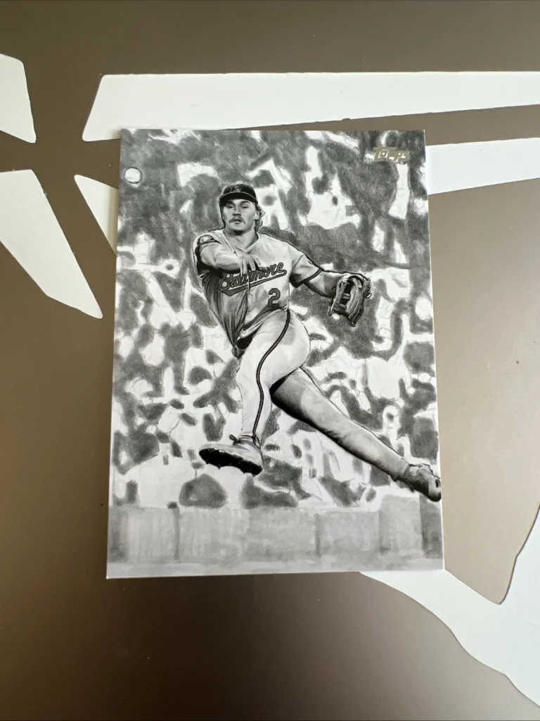 2025 Topps Update GUNNAR HENDERSON KEEGAN HALL ART CARD #KHAC-18 Orioles