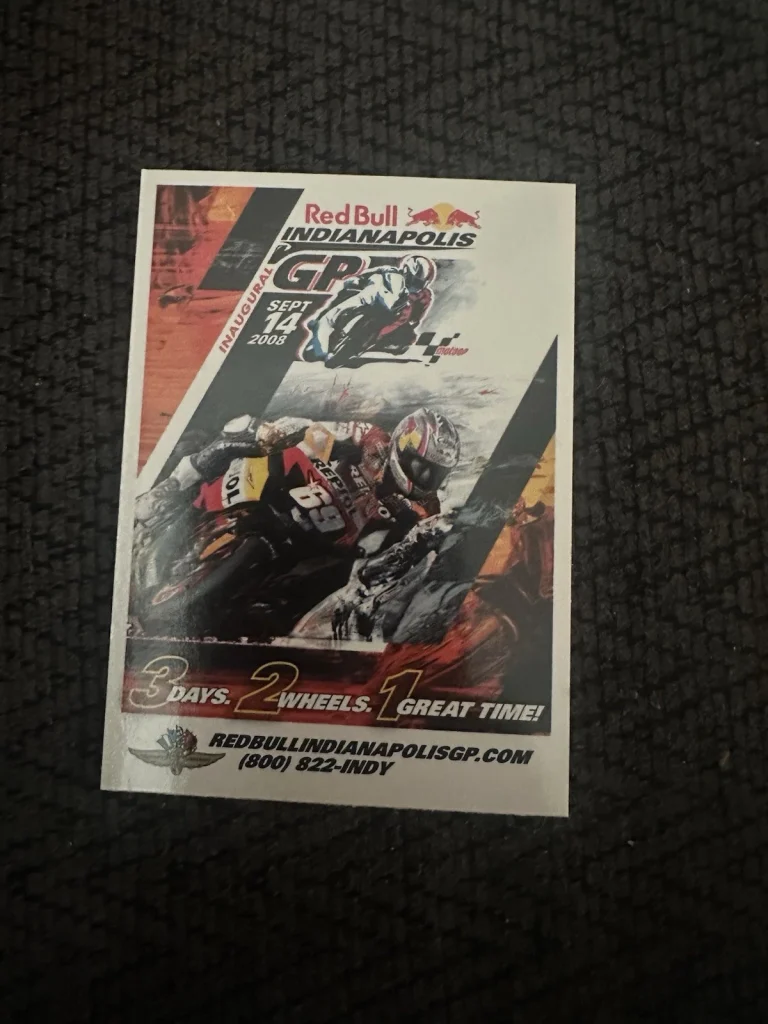 Kentucky Kid Nicky Hayden Trading Card 2008 Indianapolis Moto GP Rookie RC