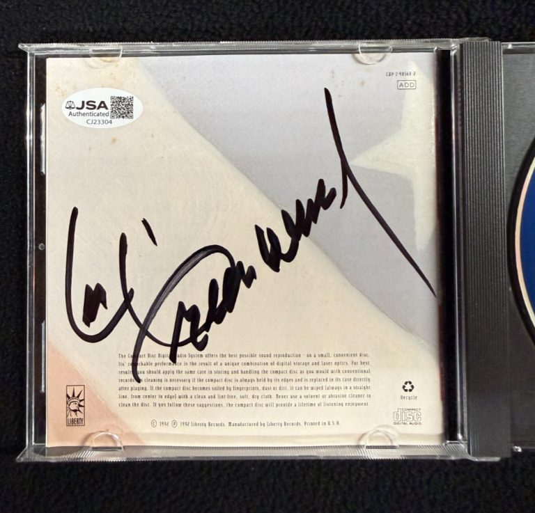 Lee Greenwood Signed American Patriot CD Booklet W/ Disc JSA COA