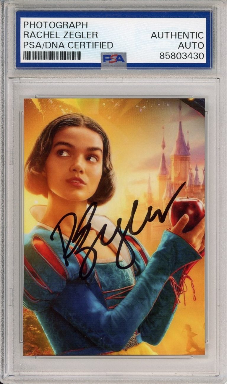 RACHEL ZEGLER SIGNED SNOW WHITE & SEVEN DWARFS PHOTOGRAPH PSA DNA COA AUTOGRAPH