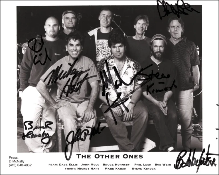 Grateful Dead The Other Ones Full Band x8 Signed Autograph 8x10 Photo w/ JSA COA