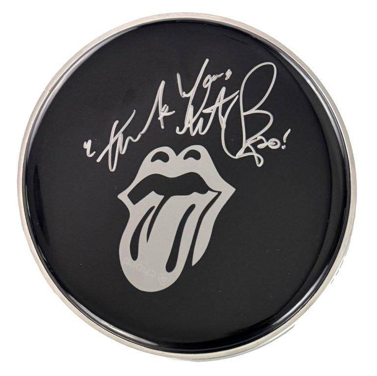 Charlie Watts Rolling Stones Signed Autograph 10