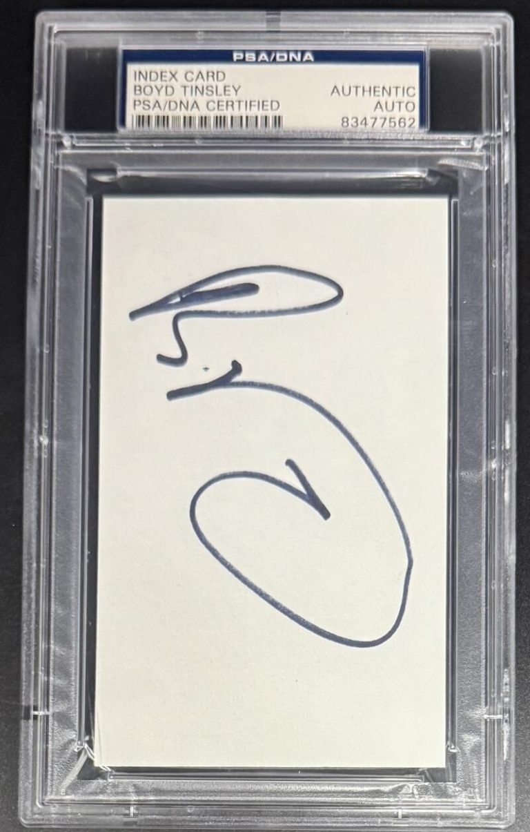 Boyd Tinsley Dave Matthews Signed Autograph PSA/DNA Slabbed Encapsulated Card