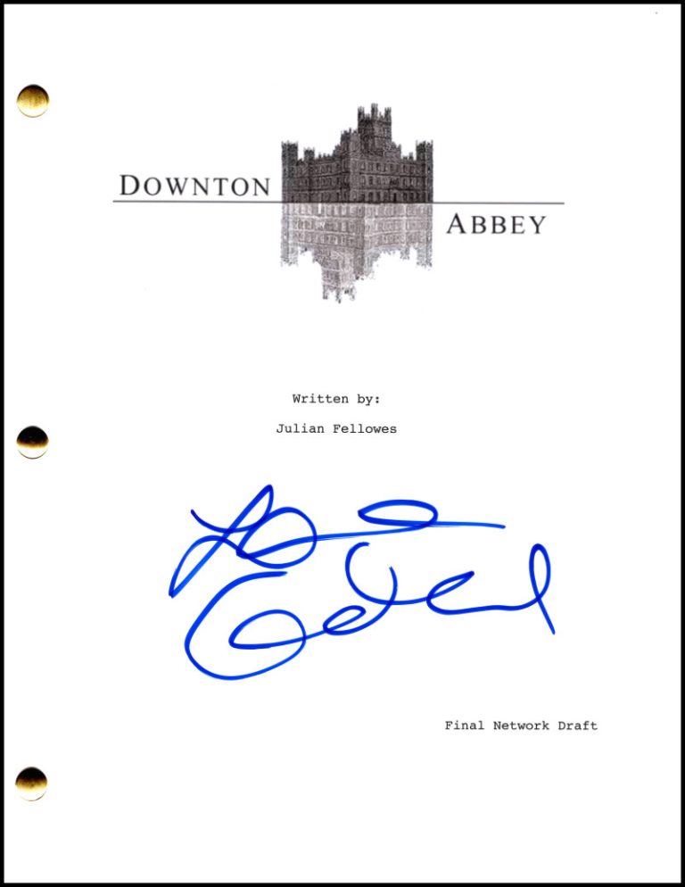 Laura Carmichael Signed Autograph Downton Abbey Full Movie Script Screenplay