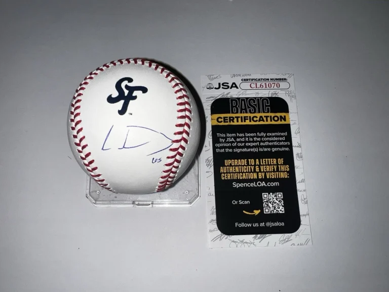 Landen Roupp Signed Official San Francisco Giants City Connect Baseball JSA