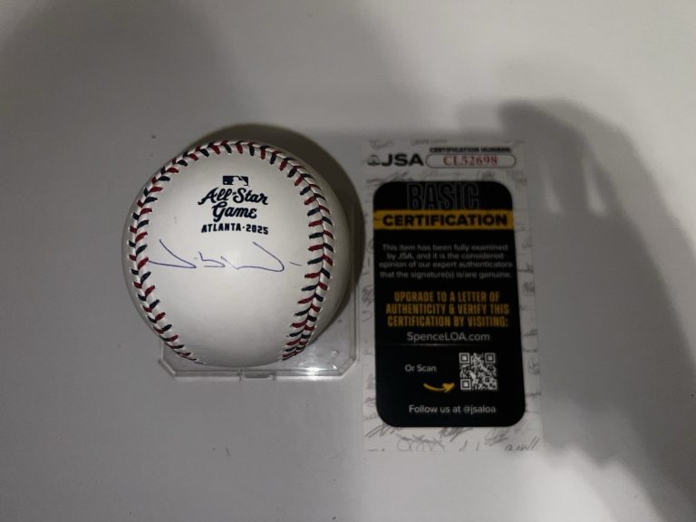 Jacob Wilson Signed Official 2025 All Star Baseball Athletics Star JSA Auth