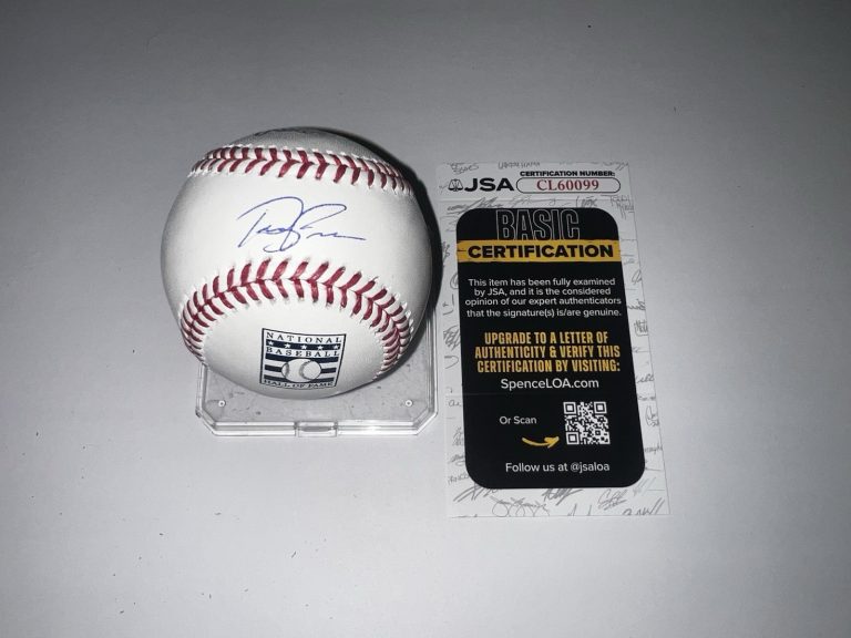 Terry Francona Signed Official Hall Of Fame Baseball Indians Sox Reds JSA #3