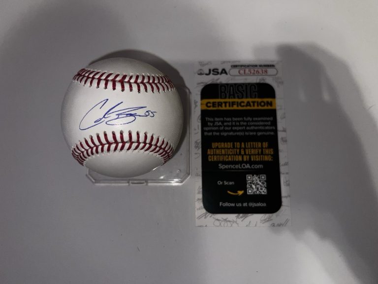 Cole Ragans Signed Official Major League Baseball Kansas City Royals JSA Auth