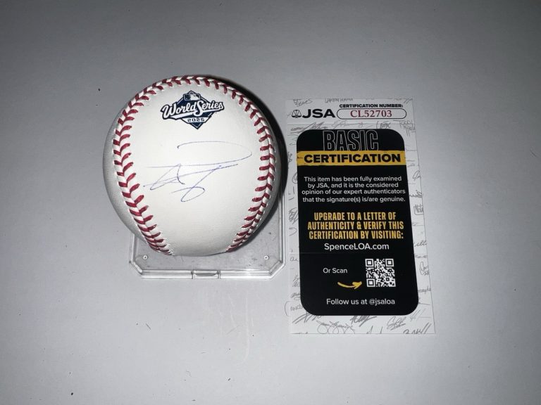 Hyeseong Kim Signed Official 2025 World Series Baseball LA Dodgers JSA Auth #3