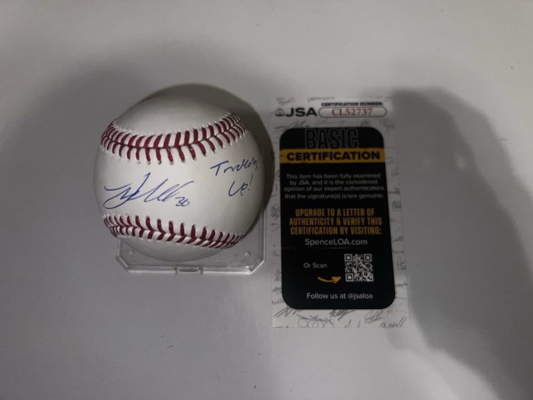 Logan Gilbert Signed Official Major League Baseball Seattle Mariners JSA Auth
