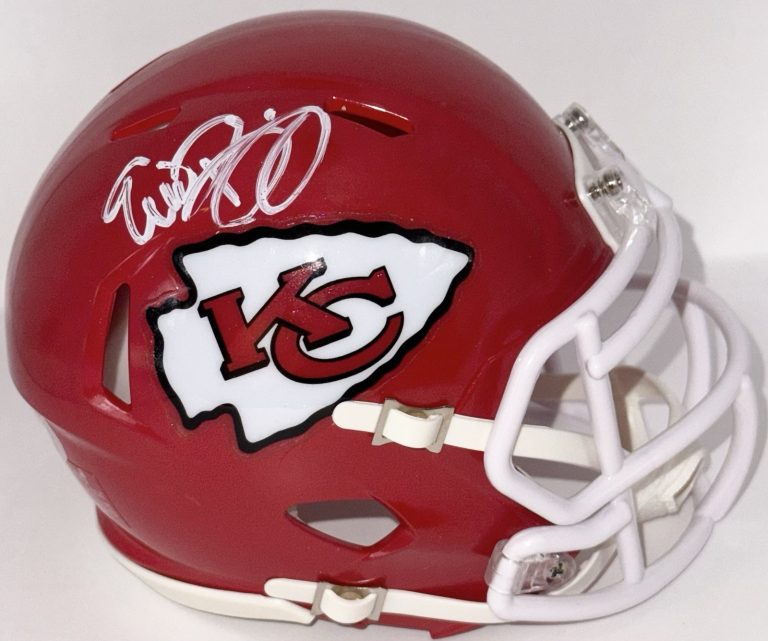 Eric Bieniemy Signed Autographed Kansas City Chiefs Mini Helmet PSA/DNA COA