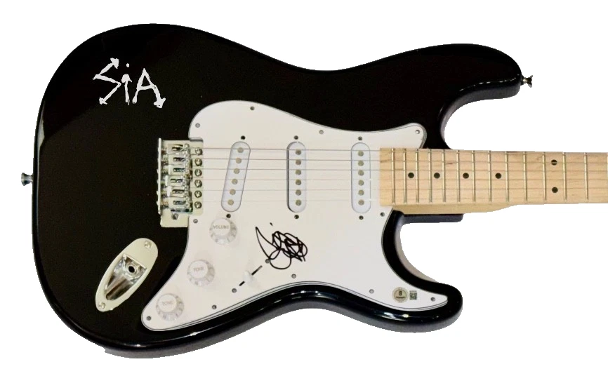 Sia Signed Autograph Electric Guitar 1000 Forms of Fear Singer Sia ...