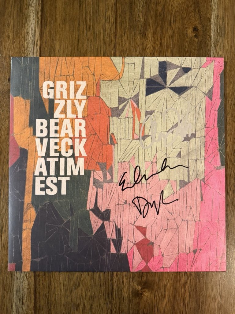 ‘Grizzly Bear’ Rock Band Signed ‘Veckatimest’ Vinyl Album ‘Ed Droste’ +2