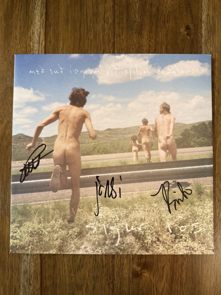 ‘Sigur Ros’ Band Signed Vinyl Album Record ‘Jonsi, Kjartan & Georg’