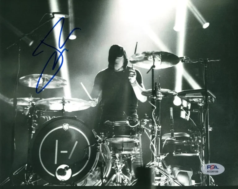 Josh Dun Twenty One Pilots Signed Autograph 8x10 Photo - Clancy w/ PSA COA