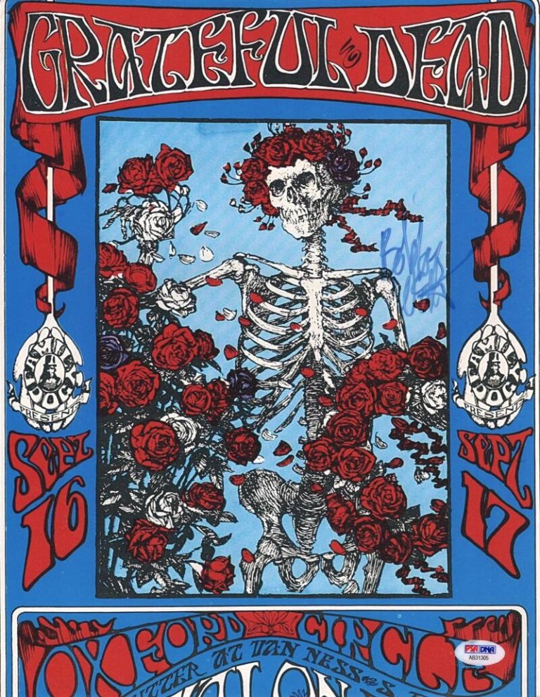 Bob Weir Grateful Dead Signed Autograph 11x14 Photo Photograph w/ PSA COA