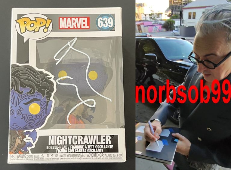 ALAN CUMMING SIGNED X2 X-MEN UNITED NIGHTCRAWLER FUNKO w/EXACT PROOF BECKETT COA