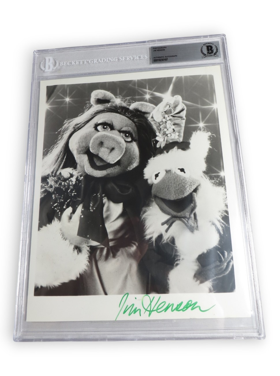 Jim Henson Dual Autographed 8X10 Photo The Muppets Kermit Miss Piggy ...
