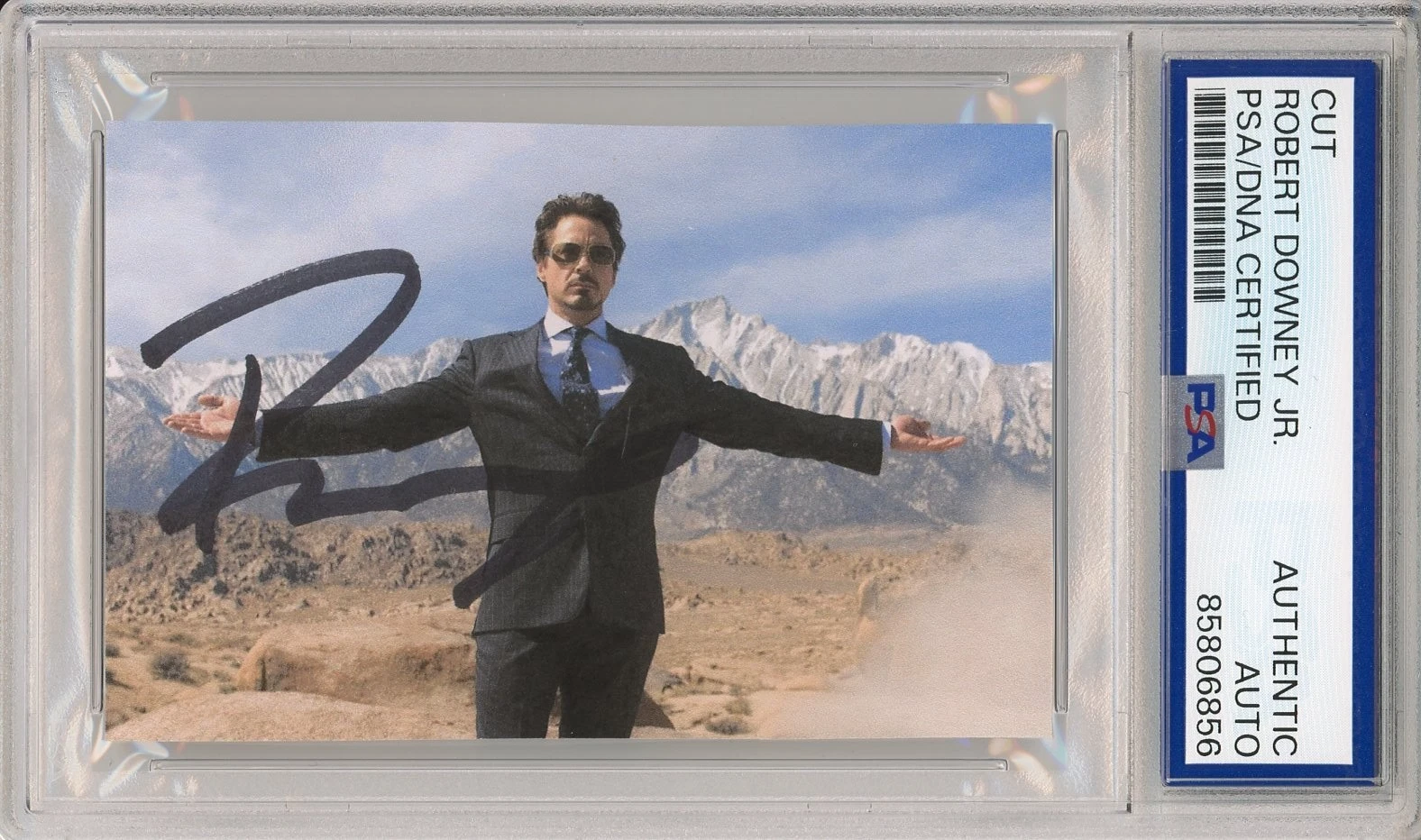 Robert Downey Jr SIGNED IRON MAN Picture PSA DNA COA Certified ...