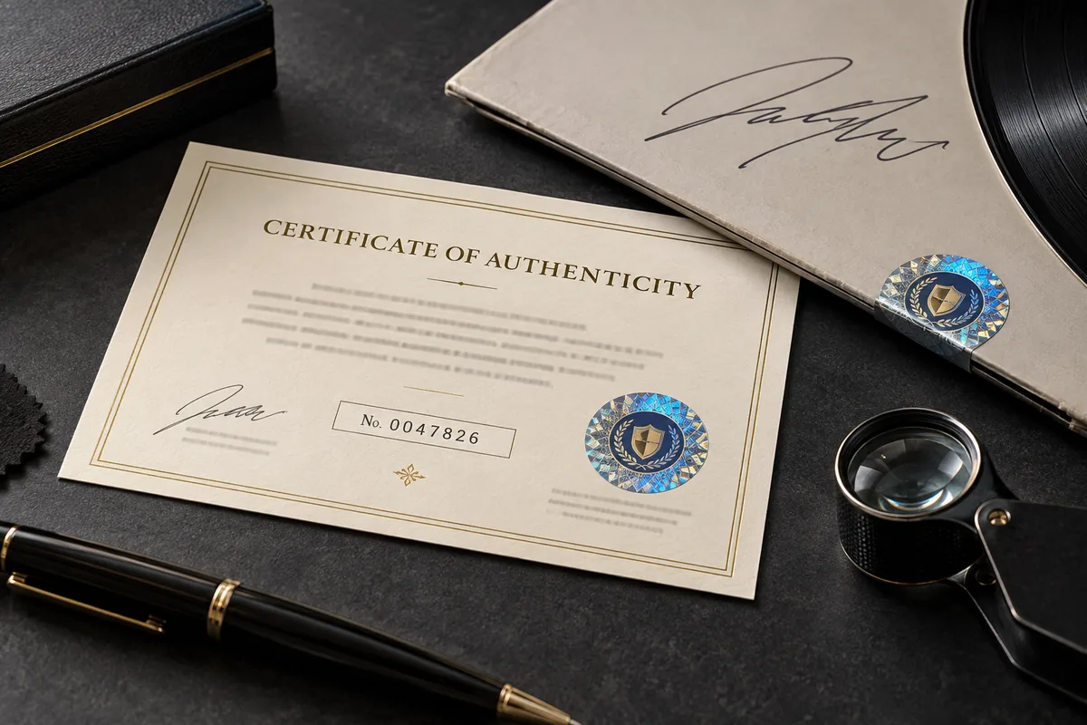 Certificate of Authenticity for Autographs: What a COA Proves